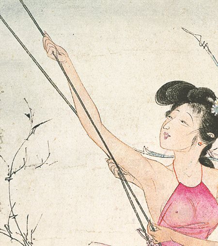 福鼎-胡也佛的仕女画和最知名的金瓶梅秘戏图